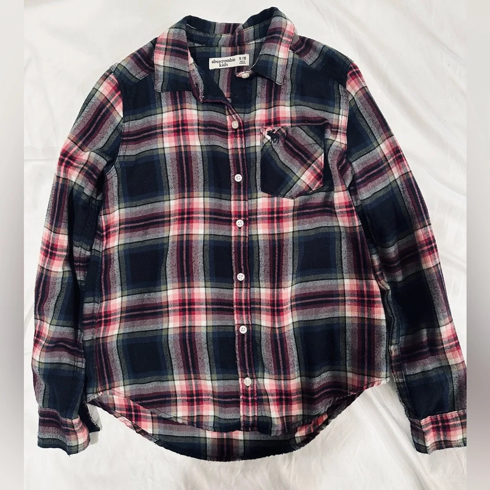 EUC Abercrombie Kids Flannel - Picture 1 of 6